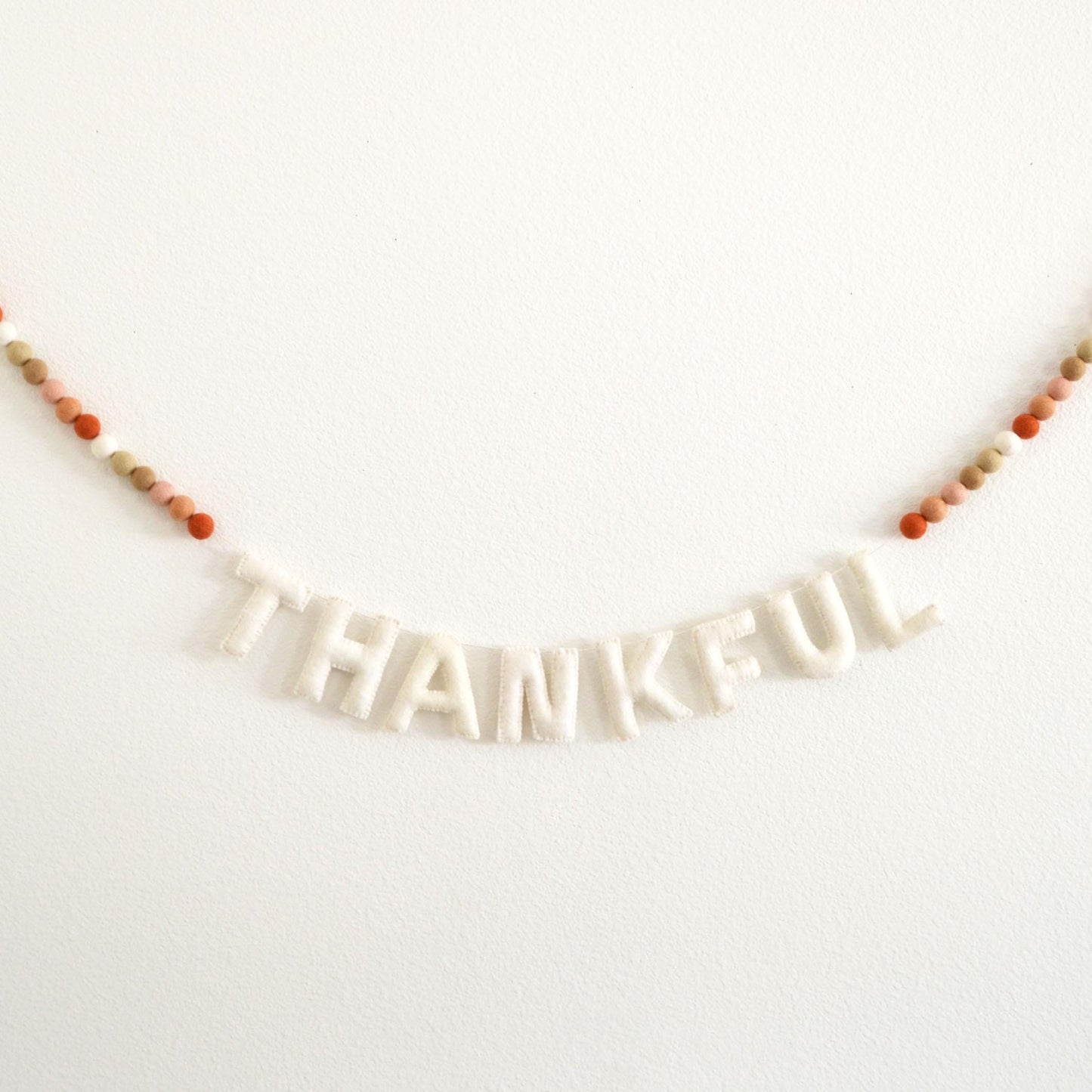 Thanksgiving Garland - Thankful, Fall Garland, Fall Decor, Fall Sign, Fall Felt Garland, Thanksgiving Felt Garland, Thanksgiving Decor