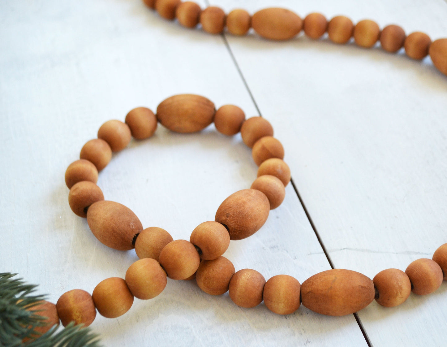 Wood Bead Garland