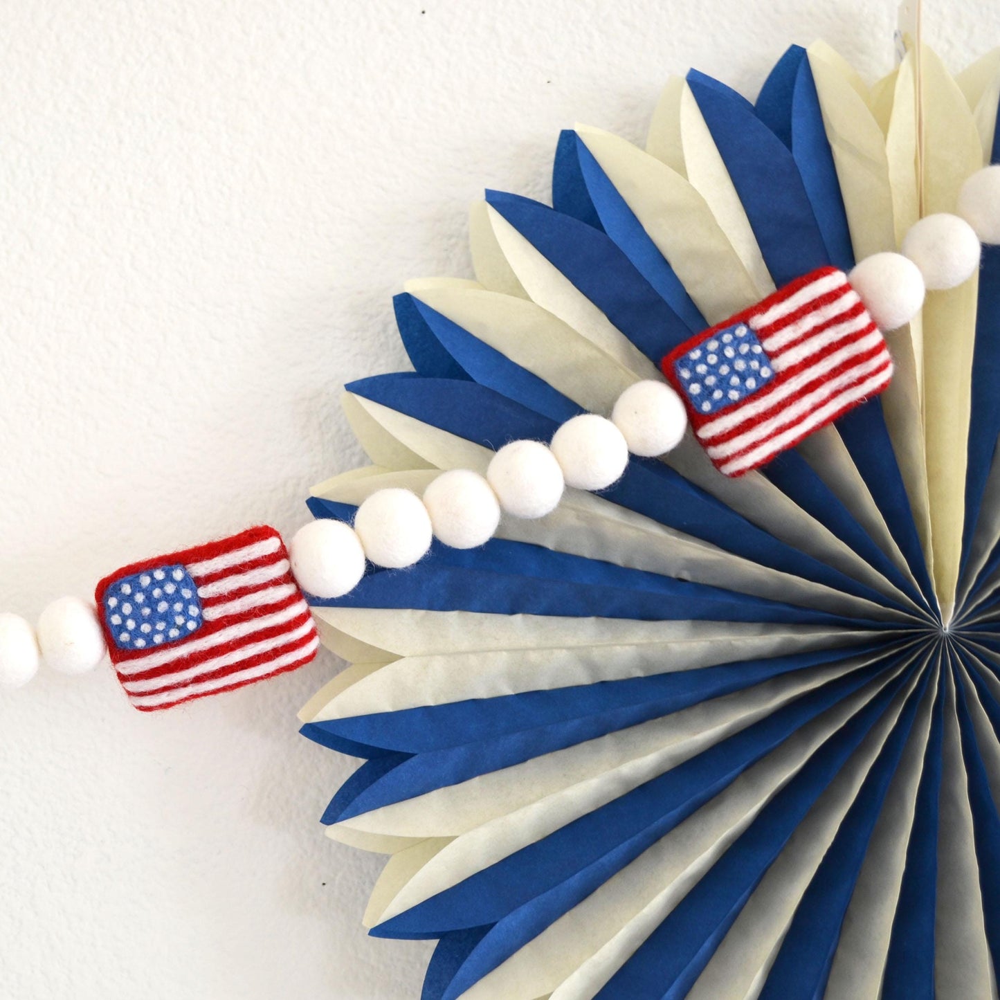 4th of July - American Flags Red, White & Blue