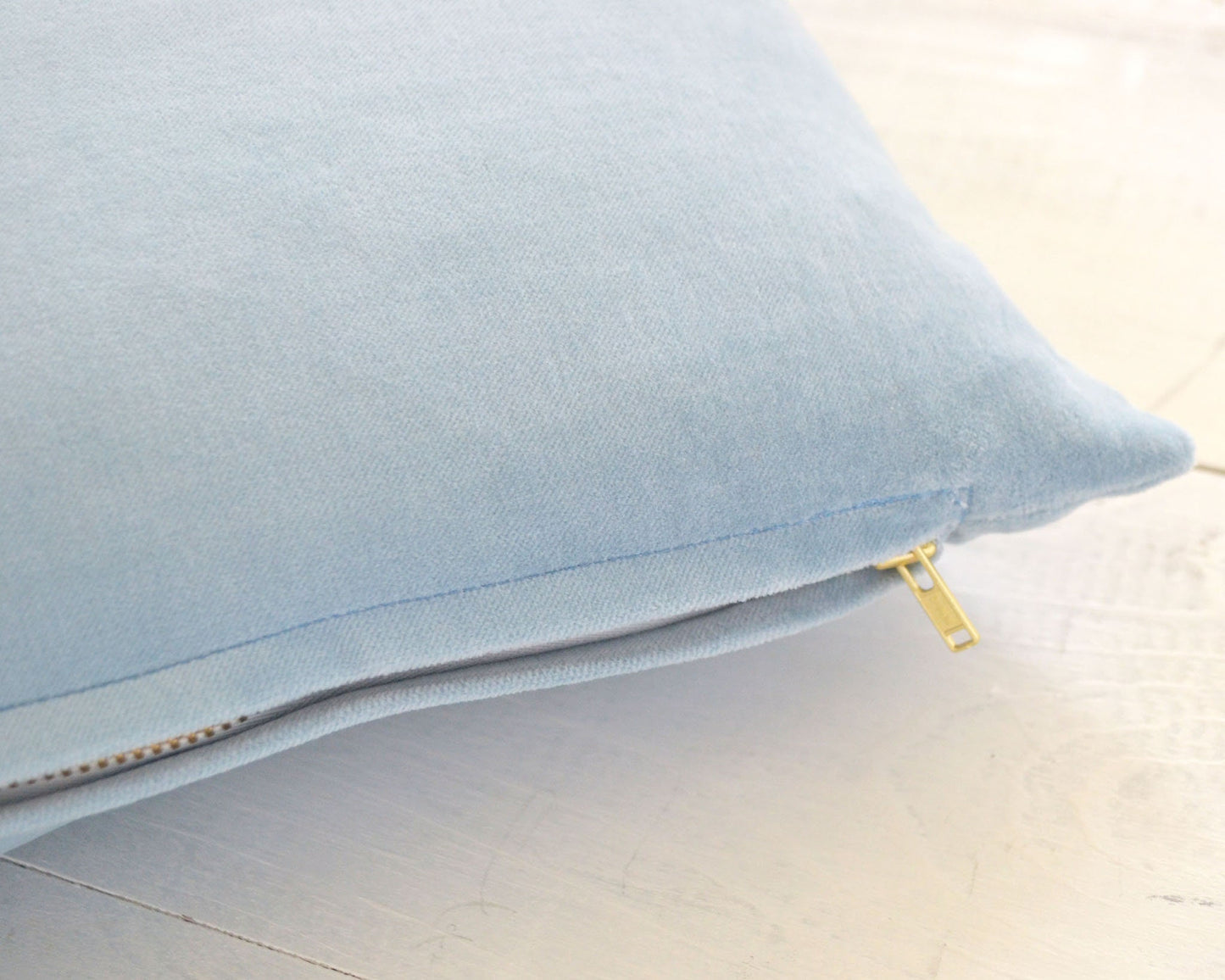 Blue Velvet Pillow Cover - Velvet Pillow, Accent Pillow, Pillows, Pillow Cover, Baby Blue Pillow, Nursery Pillow, Boys Pillow, Baby Decor