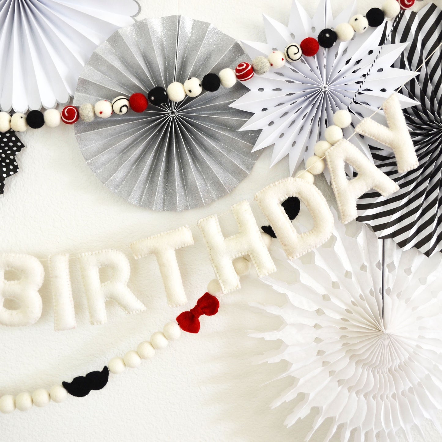 Happy Birthday Banner | Happy Birthday Sign | Felt Garland | Birthday Decoration | Happy Birthday Banner Personalized | Party Decoration