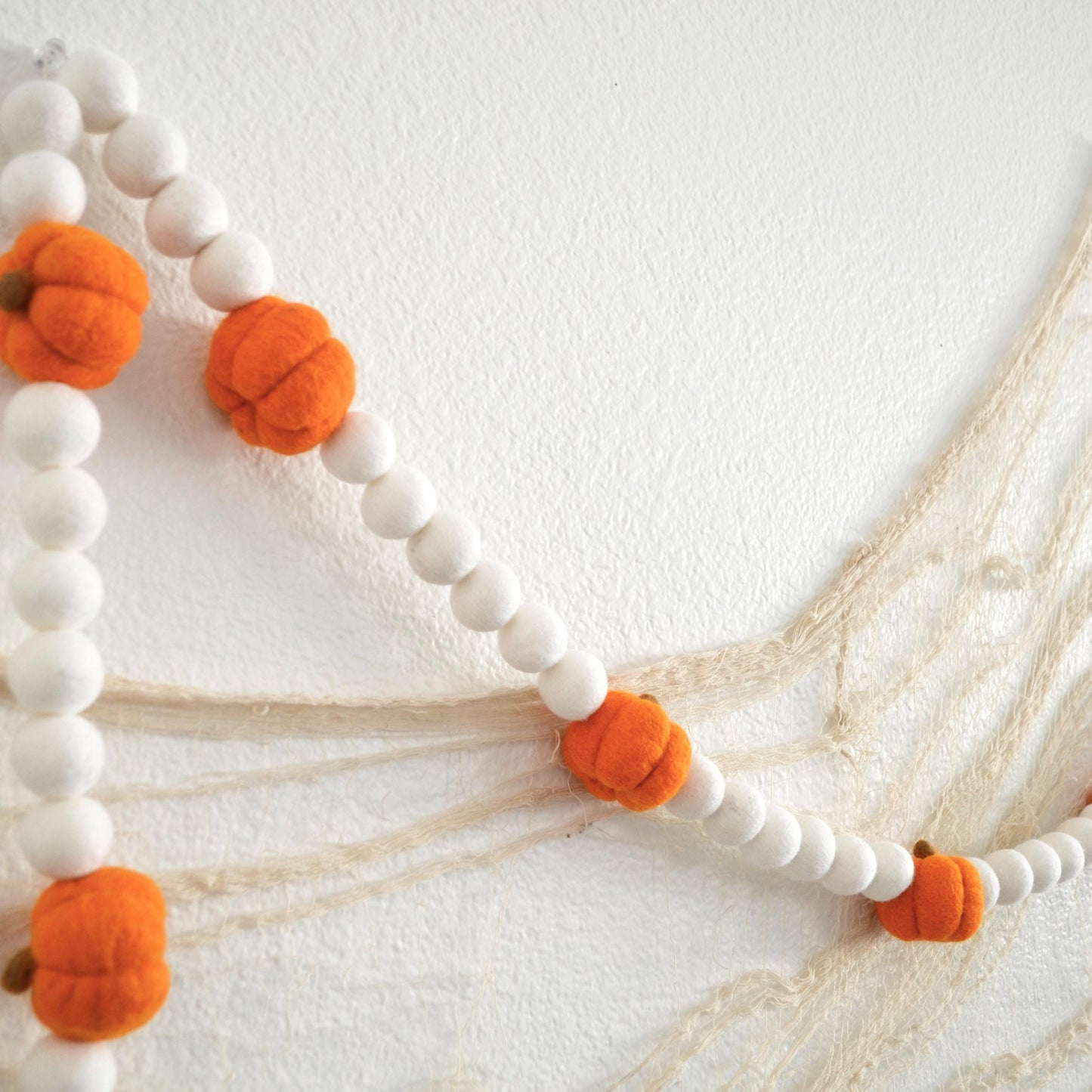 Fall Garland - Pumpkin Garland, Halloween Garland, Pumpkin Decor, Pumpkin, Pumpkin Spice, Felt Pumpkin, Fall Decor, Fall, Halloween Decor