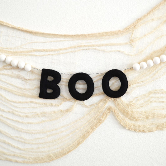 Halloween Felt Ball Garland - Felt Ball Garland, Halloween Garland, Halloween Decor, Felt Garland Halloween, Star Garland, Felt Star Garland