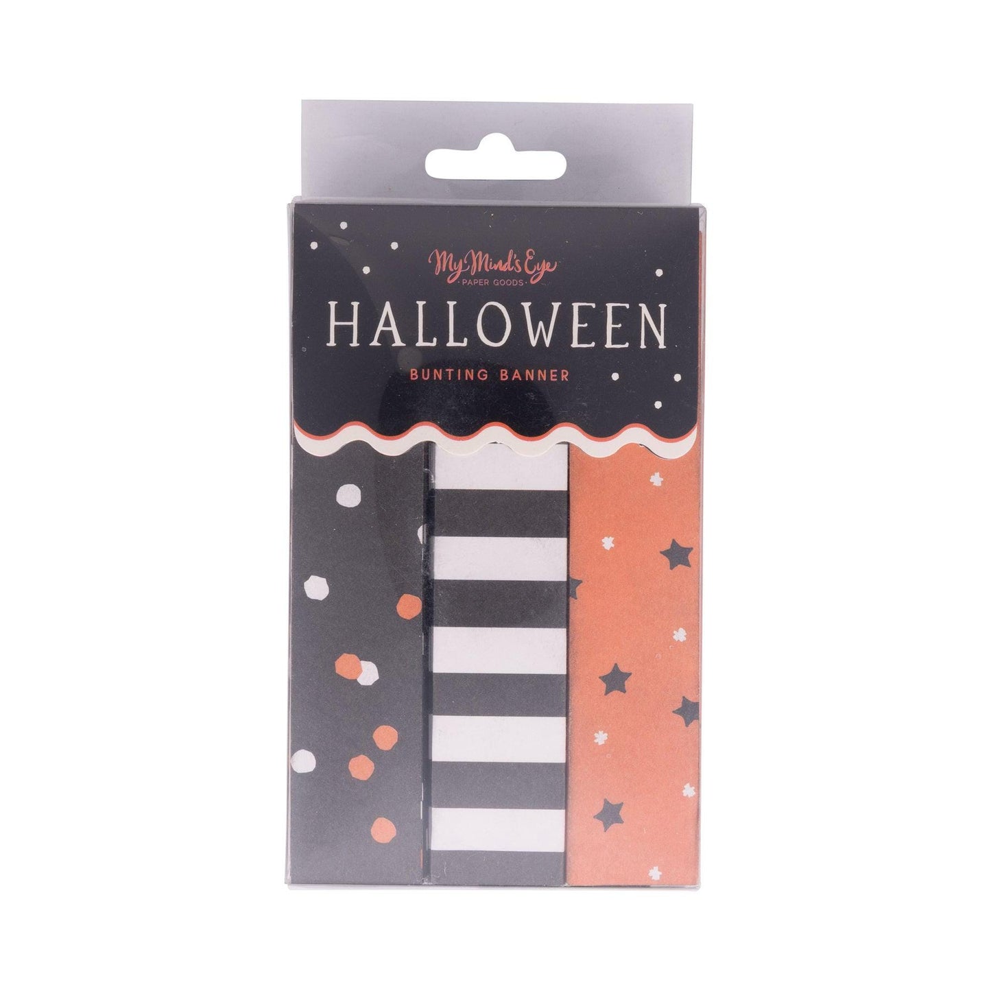 Halloween Paper Fan Bunting Banner