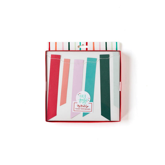 Birthday Banner | Paper Banner | Happy Birthday Banner | Holiday Paper Banner | Birthday Party Decor | Kids Birthday Party Decor | Be Merry