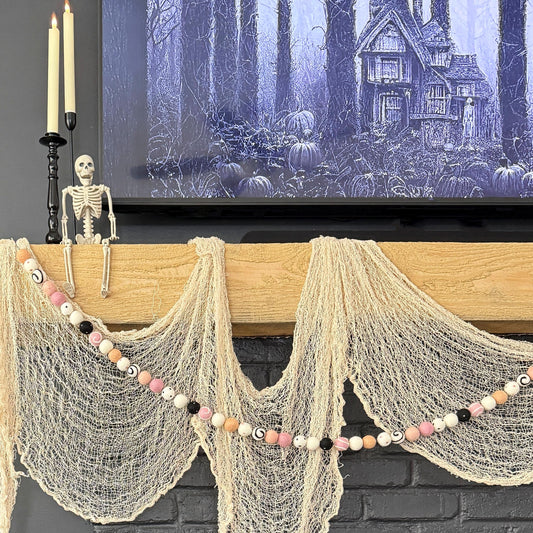 Halloween Felt Ball Garland
