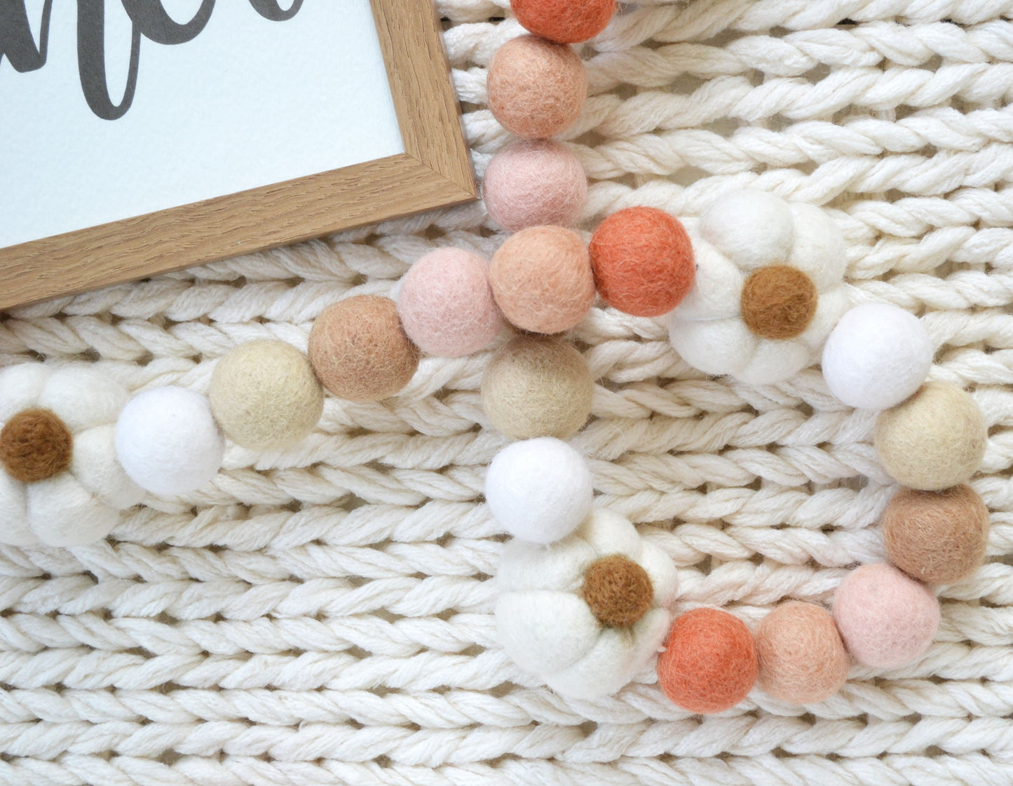 Fall Garland - Pumpkin Garland, Thanksgiving Felt Garland, Pumpkin Decor, Pumpkin, Pumpkin Spice, Felt Pumpkin, Fall Decor, Fall