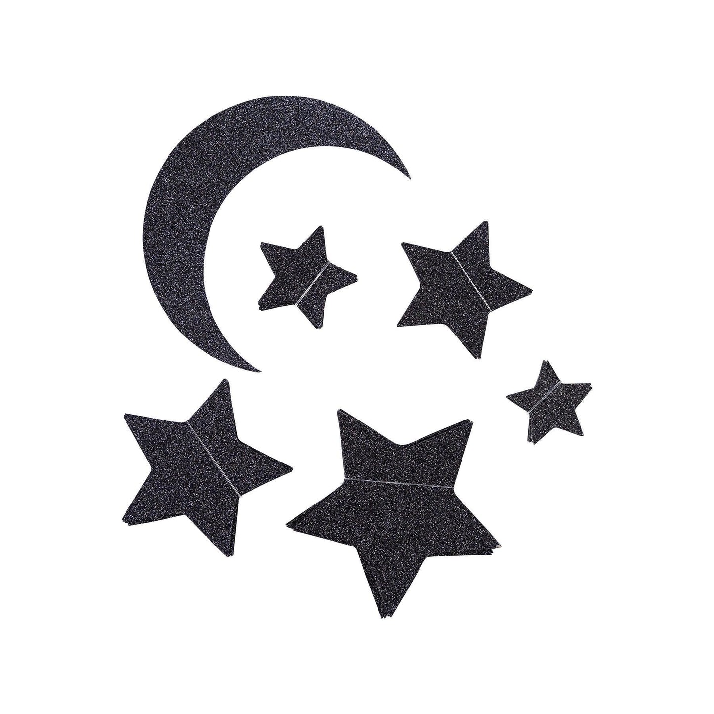 Stars and Moon Paper Wall Decor