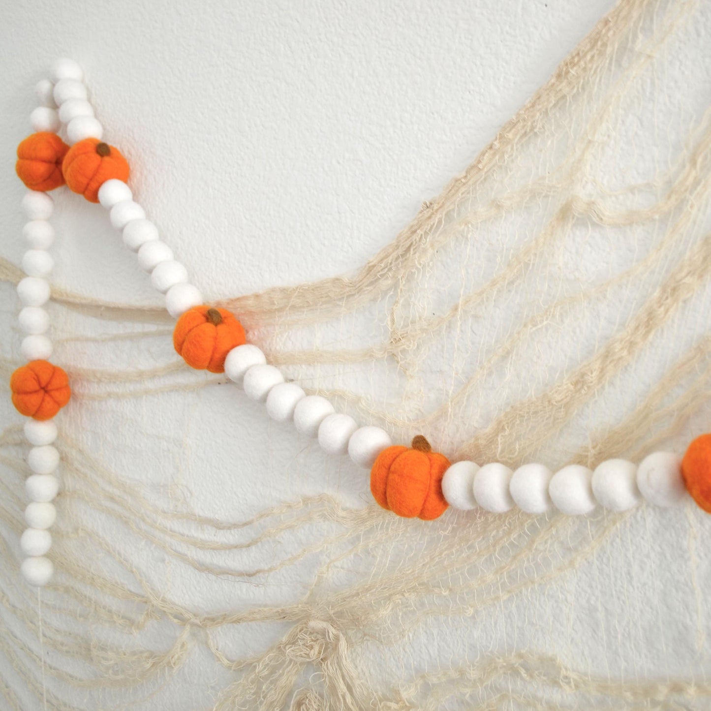 Fall Garland - Pumpkin Garland, Halloween Garland, Pumpkin Decor, Pumpkin, Pumpkin Spice, Felt Pumpkin, Fall Decor, Fall, Halloween Decor