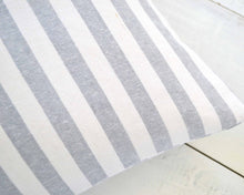 Striped Pillow Cover - Gray and White Pillow, Stripe Pillow, Striped, Accent Pillow, Throw Pillow, Gray Striped Pillow, Bohemian Pillow