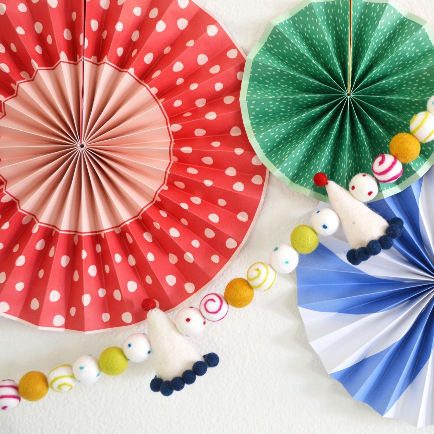 Happy Birthday Banner | Birthday Banner | Birthday Garland | Reusable Birthday Party Decoration |  Party Hat | Happy Birthday Felt Garland