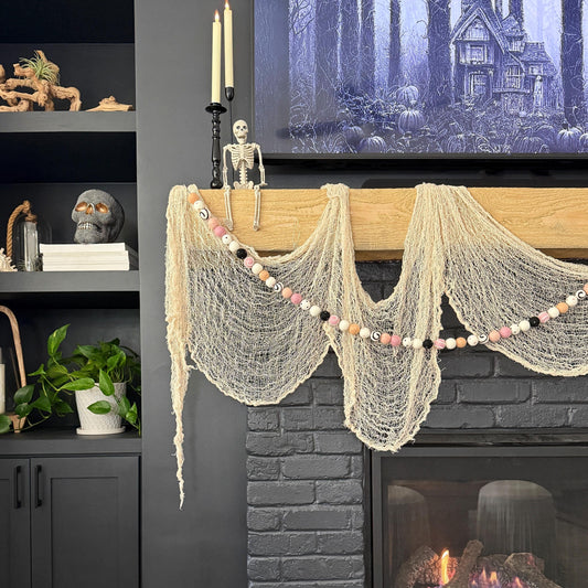 Halloween Felt Ball Garland