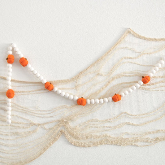 Fall Garland - Pumpkin Garland, Halloween Garland, Pumpkin Decor, Pumpkin, Pumpkin Spice, Felt Pumpkin, Fall Decor, Fall, Halloween Decor