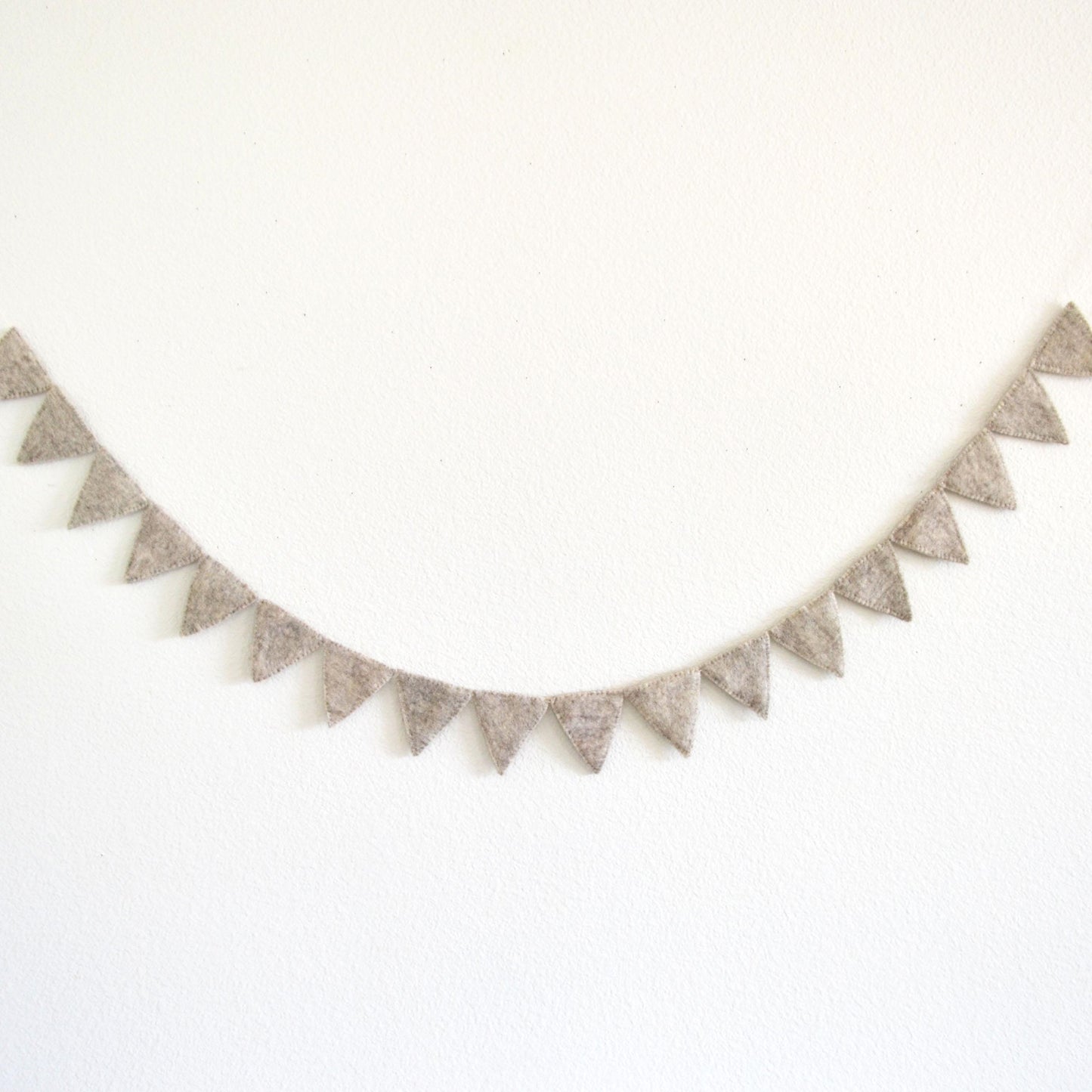 Blue Ombré Felt Happy Birthday Banner or Blue Party Hat Felt Ball Garland or Tan Pennant Banner