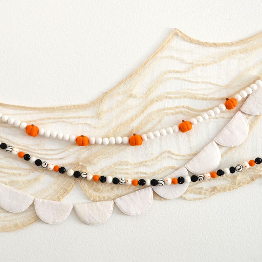 Halloween Garland - Pumpkin Garland, Halloween Felt Garland, Pumpkin Decor, Pumpkin, Fall Garland, Pumpkin Decorations, Halloween Decor