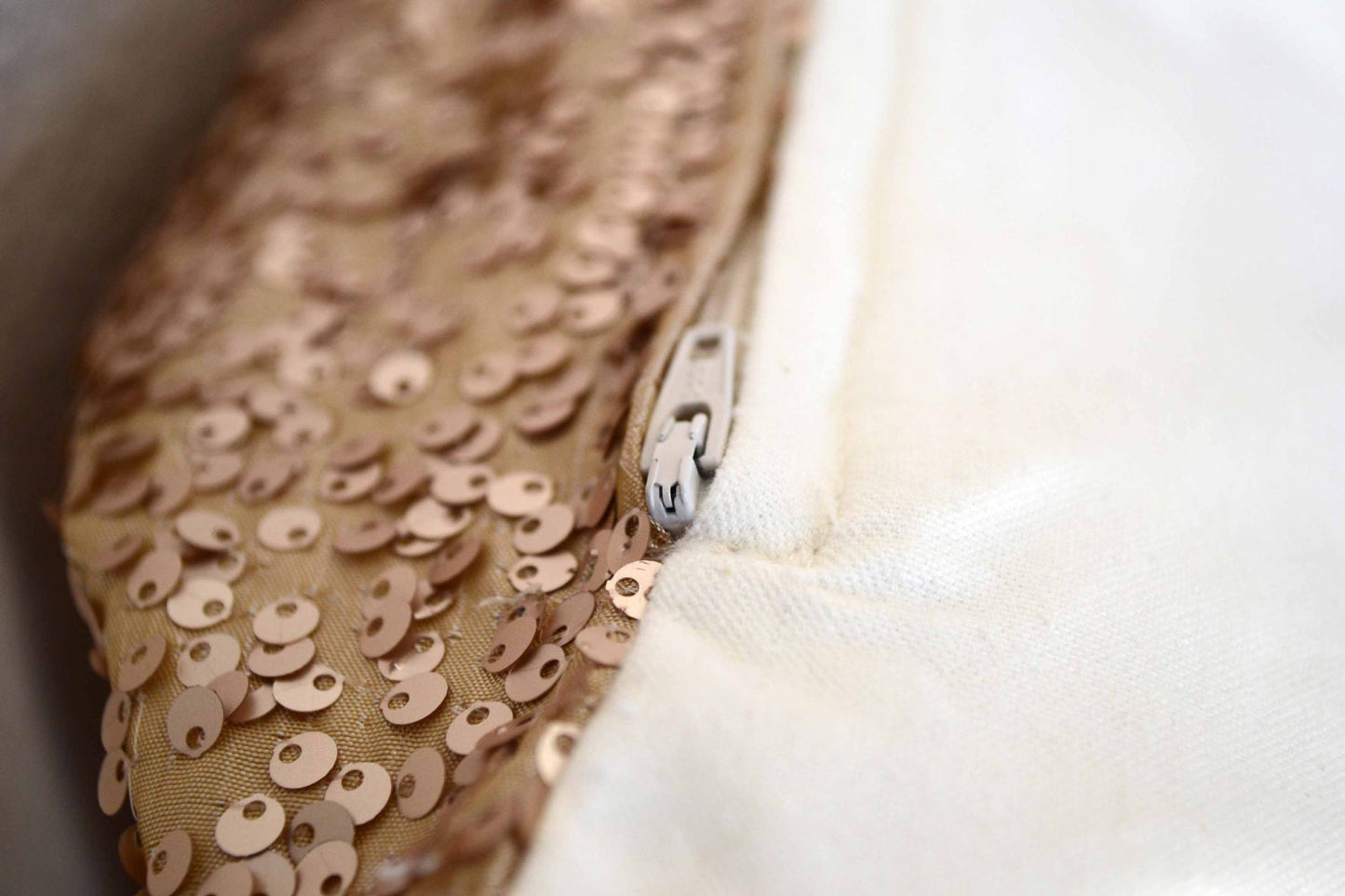 Sequin Pillow Cover - Champagne Sequin - 20" x 20", Decorative Pillow, Throw Pillow, Sparkle Pillow, Champagne Gold Pillow, Sequin Pillow