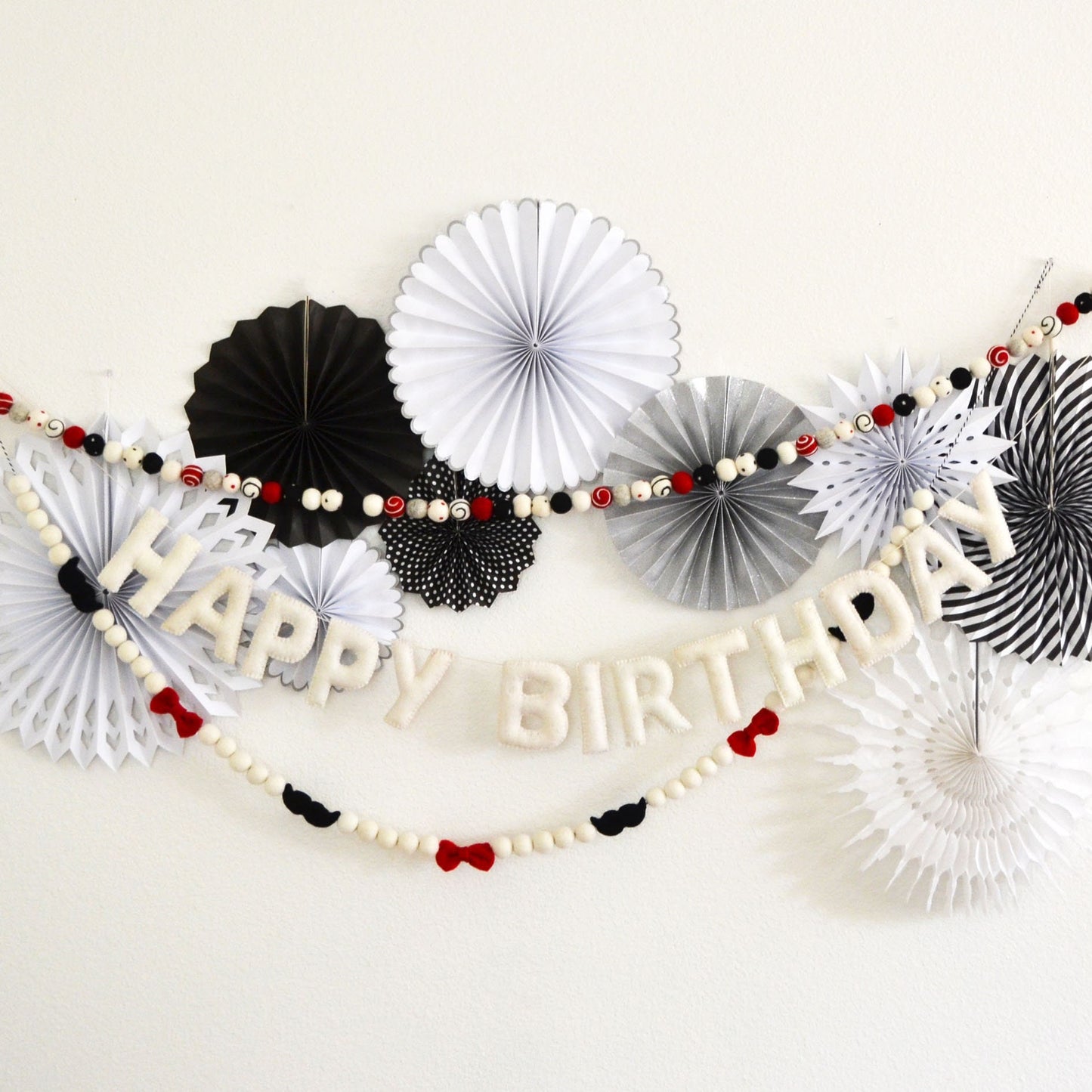 Happy Birthday Banner | Happy Birthday Sign | Felt Garland | Birthday Decoration | Happy Birthday Banner Personalized | Party Decoration