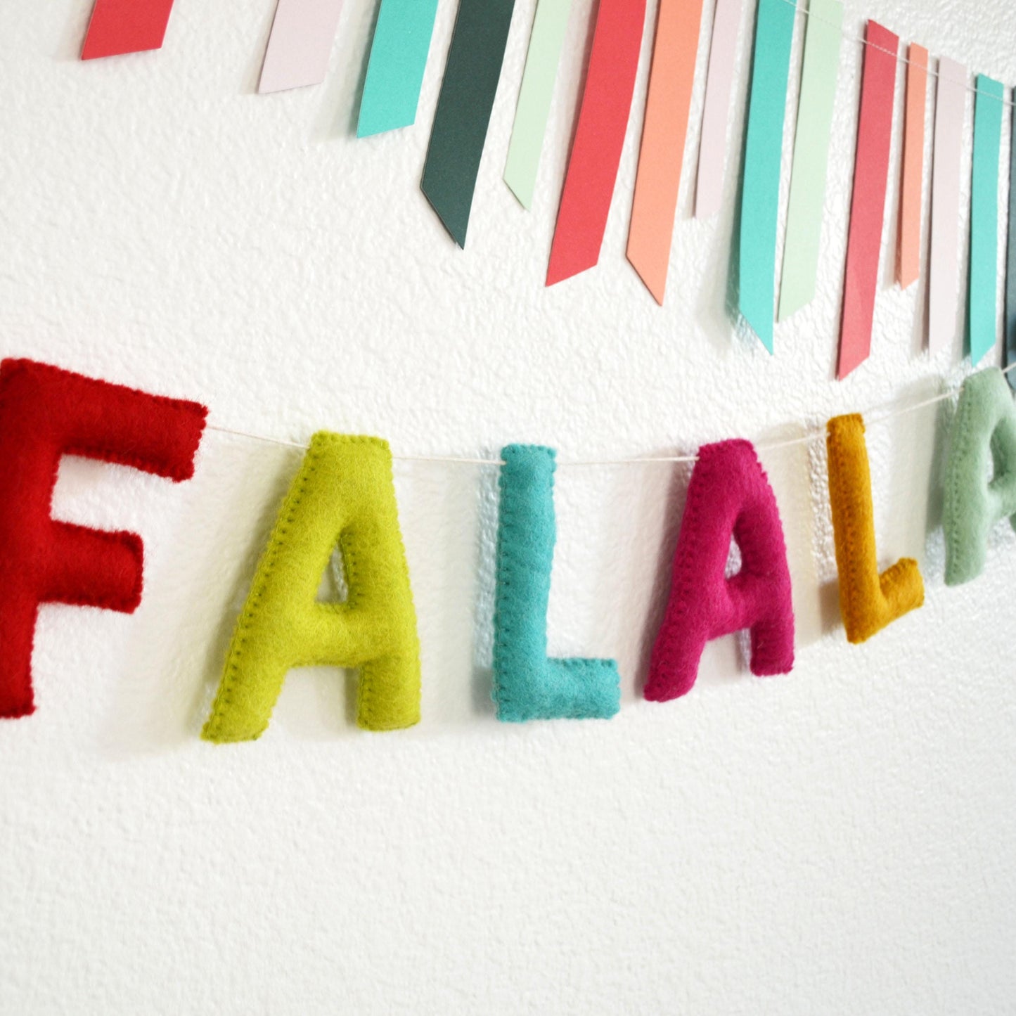 Christmas Felt Garland | Christmas Garland | Garland | Christmas Decor| Christmas Decoration| Holiday Decor | FALALA Garland | Felt Garland