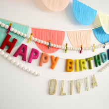 Happy Birthday Banner | Happy Birthday Sign | Felt Garland | Birthday Decoration | Happy Birthday Banner Personalized | Party Decoration