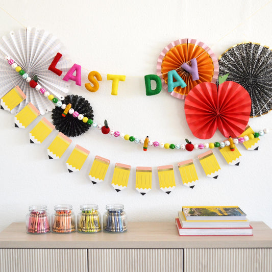 Last Day of School Felt Banner