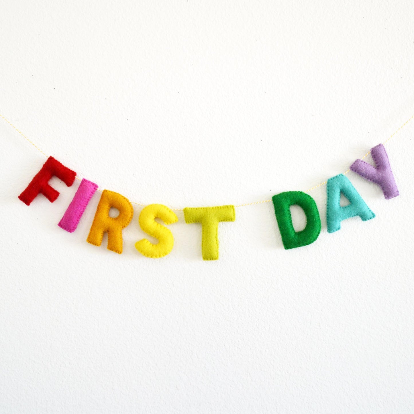 First Day of School Felt Banner