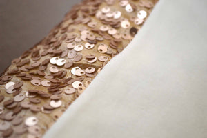 Sequin Pillow Cover - Champagne Sequin - 20" x 20", Decorative Pillow, Throw Pillow, Sparkle Pillow, Champagne Gold Pillow, Sequin Pillow