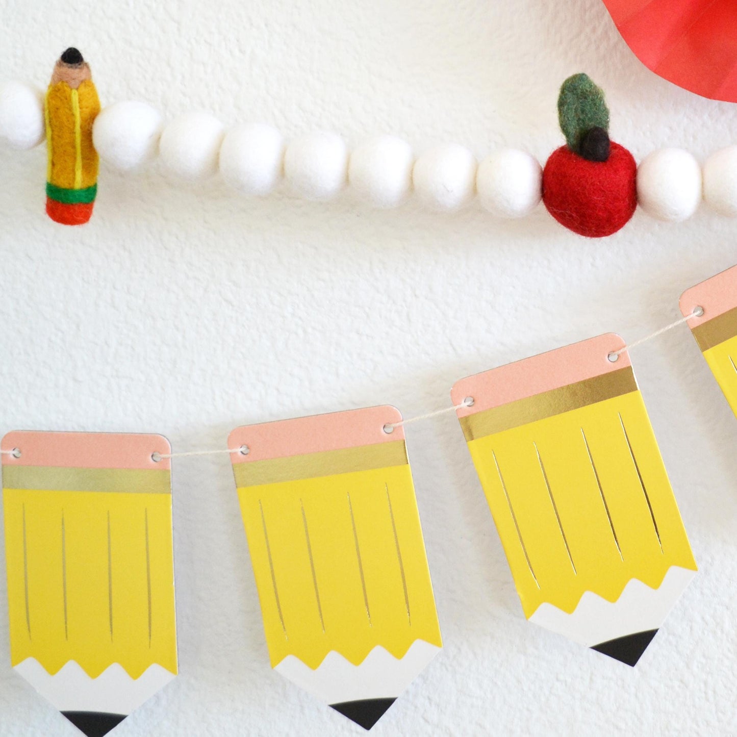 First Day of School Felt Banner