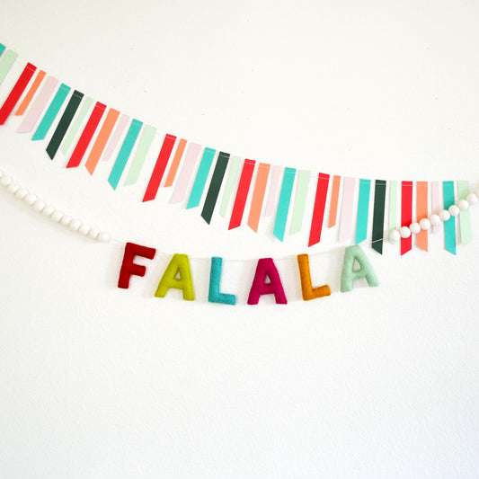 Christmas Felt Garland | Christmas Garland | Garland | Christmas Decor| Christmas Decoration| Holiday Decor | FALALA Garland | Felt Garland
