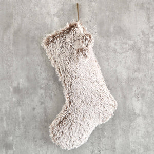 Faux Fur Personalized Christmas Stockings | Christmas Stockings | Cozy Stockings | Woodland Rustic Christmas Decor | Stocking For Cabin