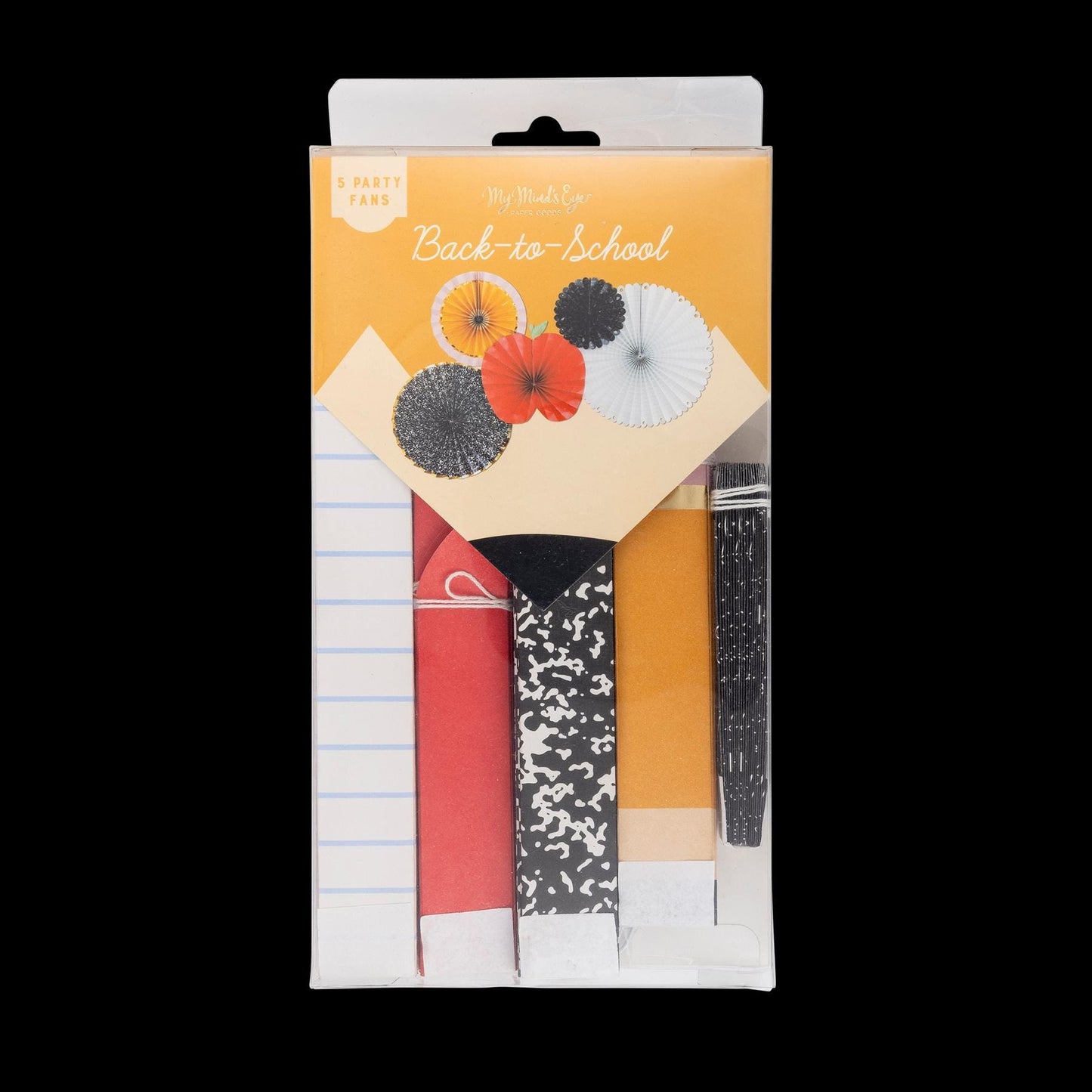 Back to School Paper Pinwheel Fans