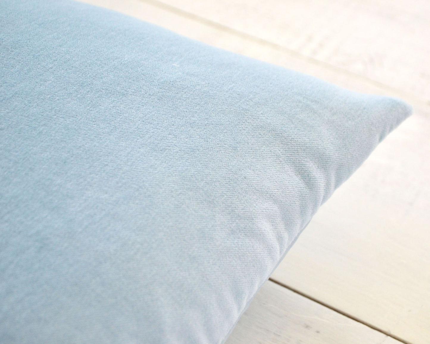 Blue Velvet Pillow Cover - Velvet Pillow, Accent  Pillow, Pillows, Pillow Cover, Baby Blue Pillow, Nursery Pillow, Boys Pillow, Baby Decor