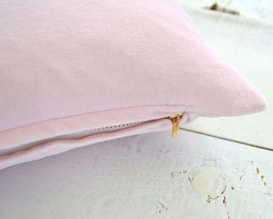 Decorative Velvet Pillow Cover - Baby Pink Velvet Pillow, Throw Pillow, Pillows,20" x 20" Pillow, Velvet Pillow, Pink Pillow, Pillow