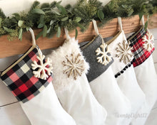 Personalized Christmas Stocking, Christmas Stocking, Stockings, Stocking, Dog Christmas Stocking, Personalized Stocking, Red Plaid Stocking