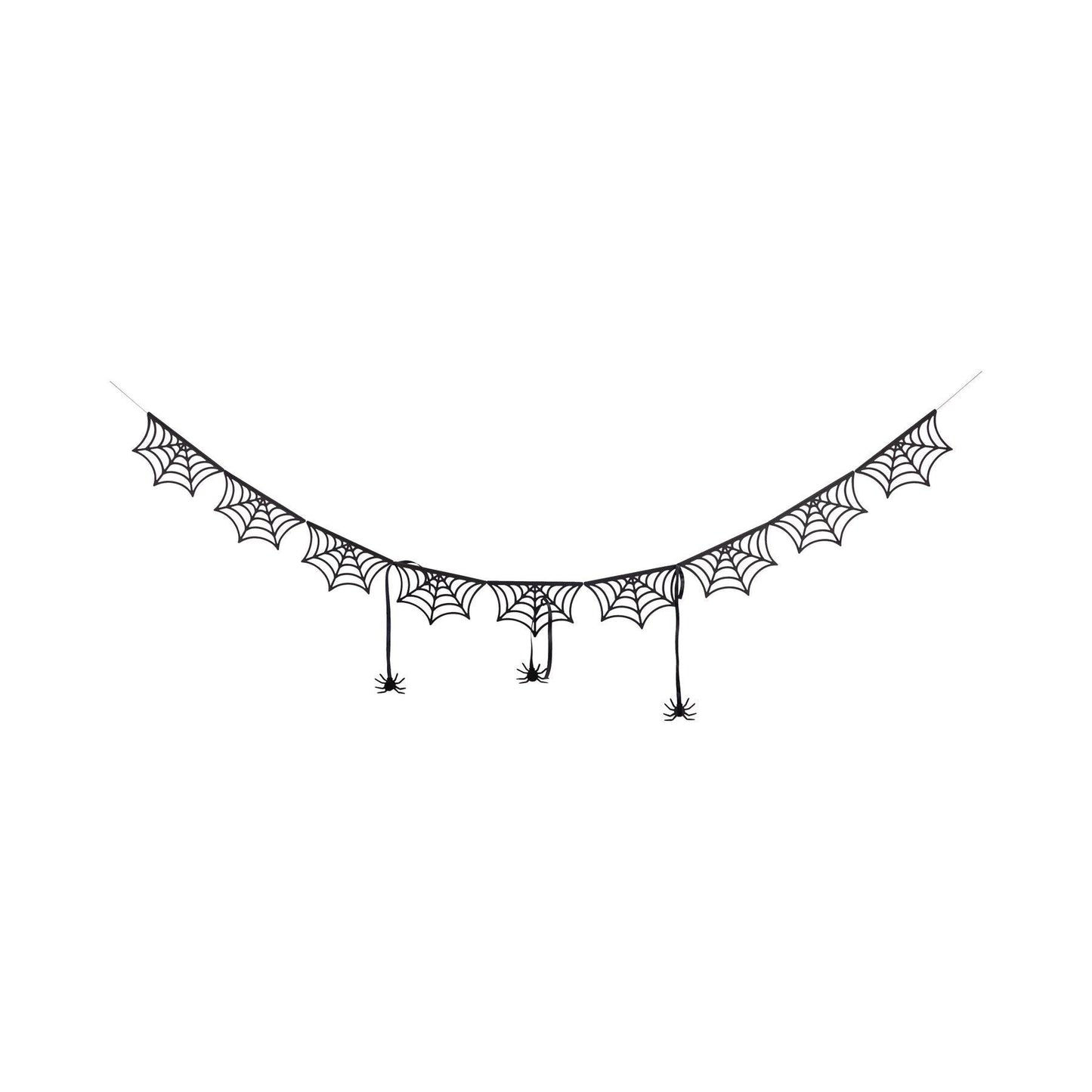 Spider Web Bunting Banner | Halloween Spider Web Decor | Halloween Bunting Banner | Halloween Mantel Banner | Paper Spider Web Banner