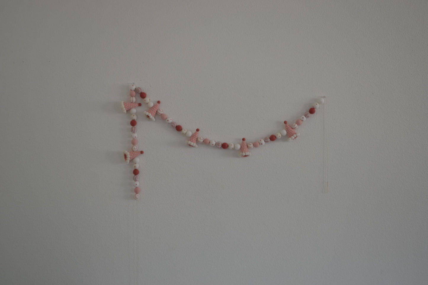 Felt Ball Garland - Birthday Garland, HAPPY BIRTHDAY garland, Party Garland, Birthday Decor, Party Decor, Happy Birthday Banner