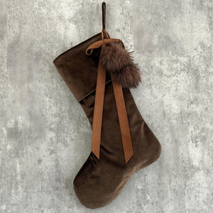 Velvet Christmas Stockings | Cozy Plush Moody Stockings