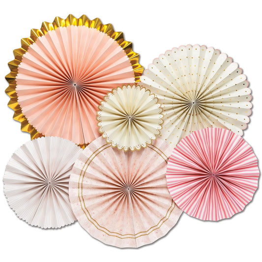 Pink Paper Party Fans | Party Decor | Birthday Party Decor | Party Decoration | Party Backdrop | Baby Shower Decor | Princess Birthday Decor