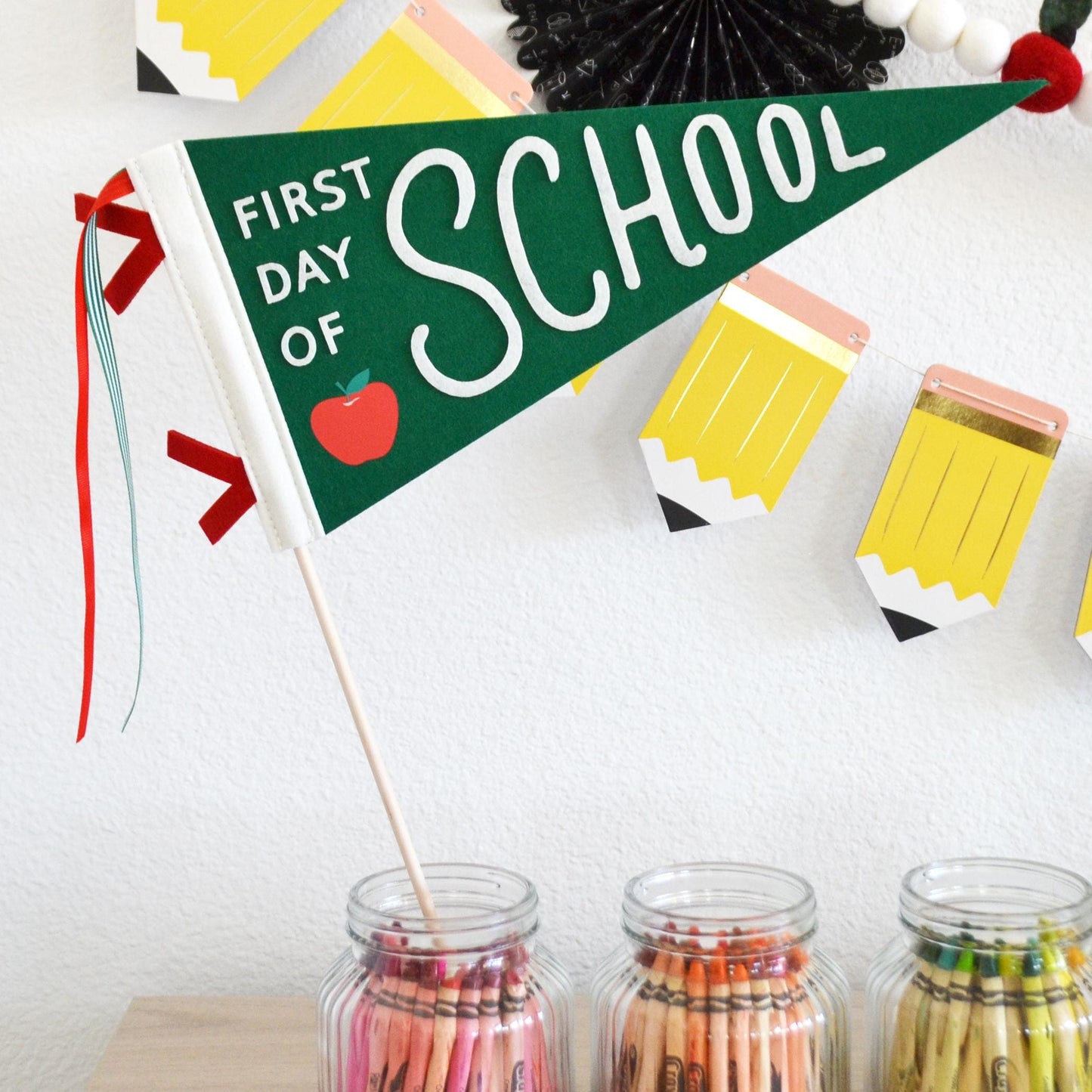 First Day of School Felt Banner