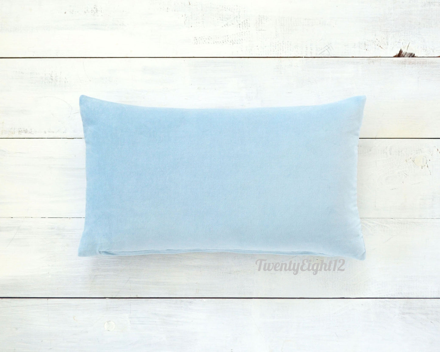 Blue Velvet Pillow Cover - Velvet Pillow, Accent  Pillow, Pillows, Pillow Cover, Baby Blue Pillow, Nursery Pillow, Boys Pillow, Baby Decor