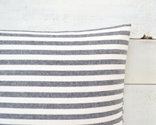 Striped Pillow Cover - Black and White Pillow, Stripe Pillow, Farmhouse Pillow, Accent  Pillow, Throw Pillow, Black and White Boho  Pillow