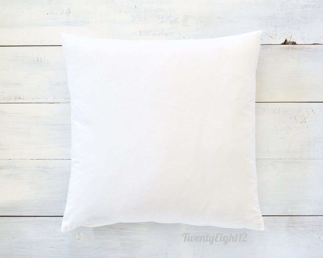 Velvet Pillow Cover - Creamy White Velvet Pillow, Throw Pillow, Pillows, 20