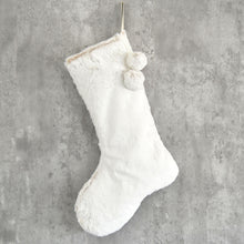 Christmas Stocking Faux Fur | Personalized Christmas Stocking |  Faux Fur Stocking | Fur Stocking | Cozy Rustic Fur Christmas Stocking