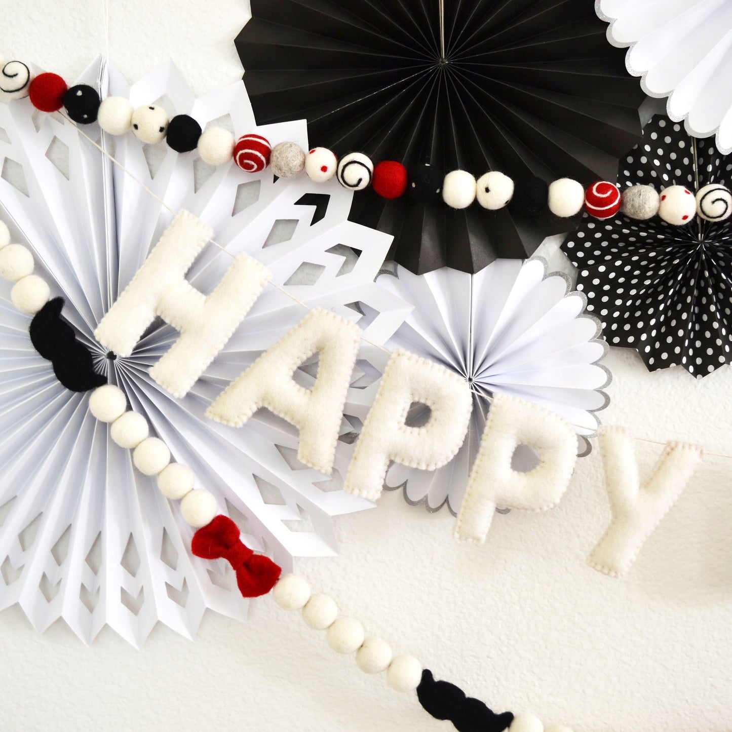 Happy Birthday Banner | Happy Birthday Sign | Felt Garland | Birthday Decoration | Happy Birthday Banner Personalized | Party Decoration