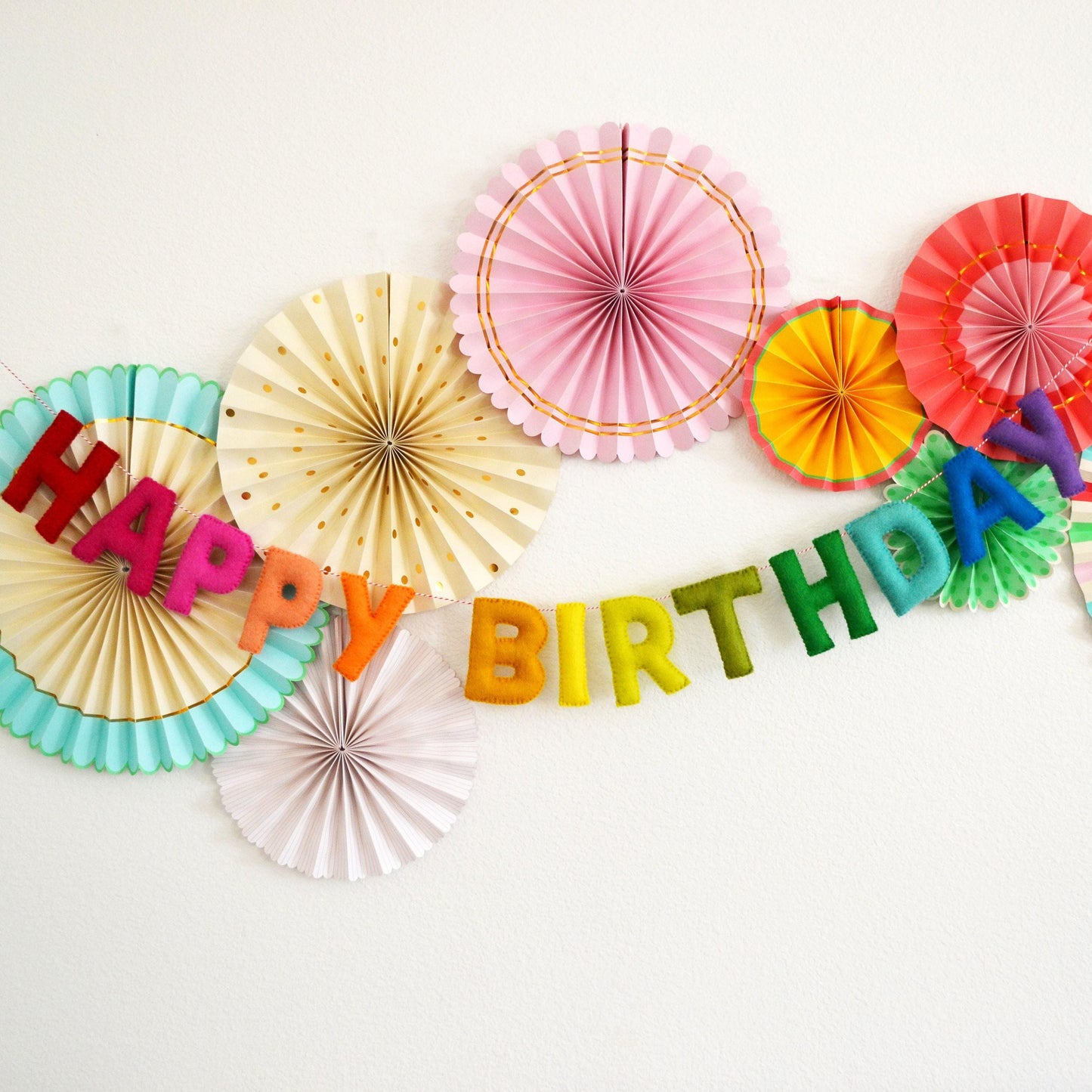 Happy Birthday Banner | Happy Birthday Sign | Felt Garland | Birthday Decoration | Happy Birthday Banner Personalized | Party Decoration