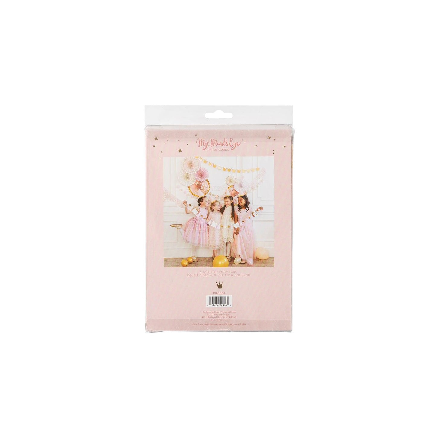 Pink Paper Party Pinwheel Fans