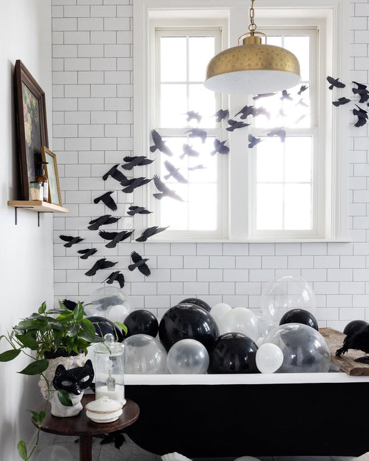 Glitter Raven Wall Decor