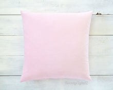 Decorative Velvet Pillow Cover - Baby Pink Velvet Pillow, Throw Pillow, Pillows,20" x 20" Pillow, Velvet Pillow, Pink Pillow, Pillow