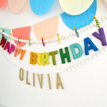 Happy Birthday Banner | Happy Birthday Sign | Felt Garland | Birthday Decoration | Happy Birthday Banner Personalized | Party Decoration