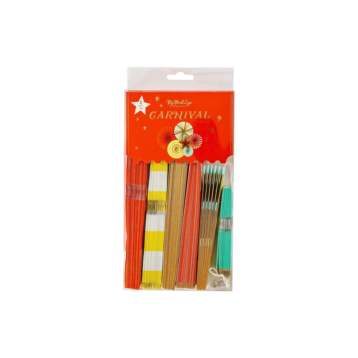 Colorful Birthday Pinwheel Paper Fans