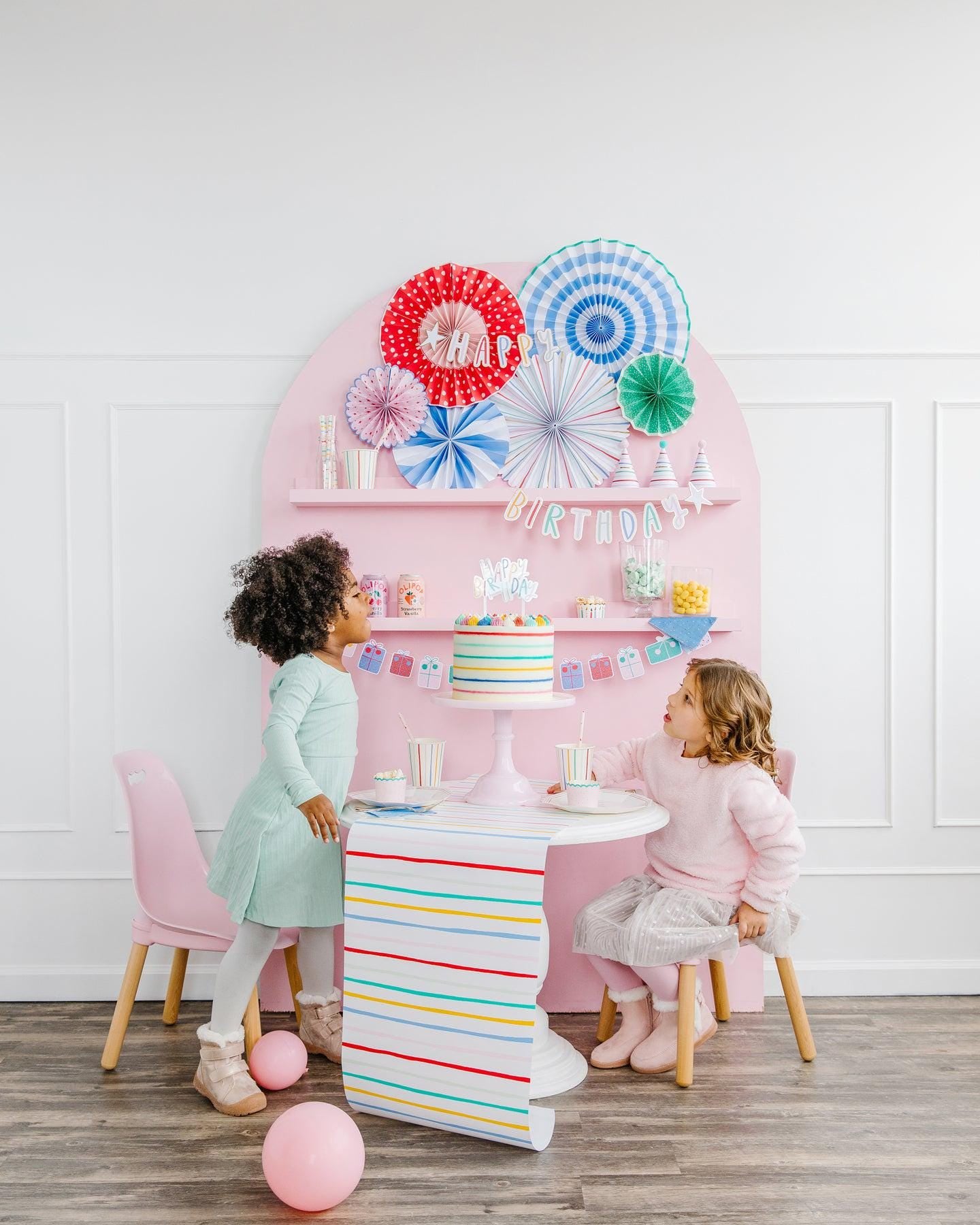 Party Pinwheel Paper Fans